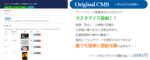 独自CMS